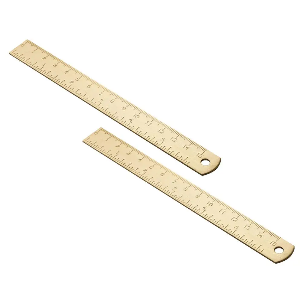 2Pcs Brass Ruler Bookmark Drawing Tool Study Aid Vintage Classroom Office Supply MultiFunction Student Accessory
2Pcs Brass Ruler Bookmark Drawing Tool Study Aid Vintage Classroom Office Supply MultiFunction Student Accessory