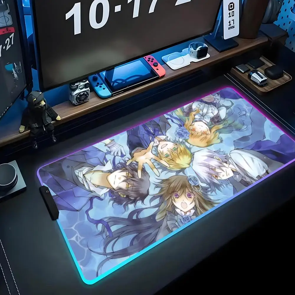 anime pandora hearts Mouse Pad RGB Gaming Mousepad Big LED Pad PC Desk Mat Luminous Mouse Pad Large Keyboard Mats Table Rug With
anime pandora hearts Mouse Pad RGB Gaming Mousepad Big LED Pad PC Desk Mat Luminous Mouse Pad Large Keyboard Mats Table Rug With