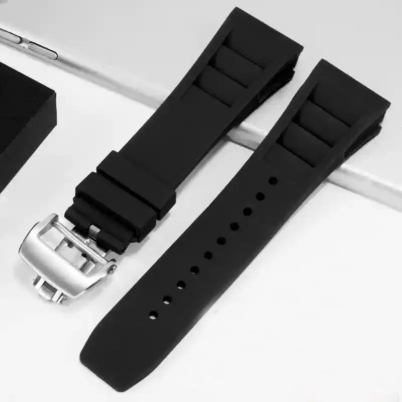 For RICHARD MILLE RM055 RM011 Series Waterproof Wristband Convex Mouth 25mm Soft Comfortable Rubber Watch Strap Watch Bracelet
For RICHARD MILLE RM055 RM011 Series Waterproof Wristband Convex Mouth 25mm Soft Comfortable Rubber Watch Strap Watch Bracelet