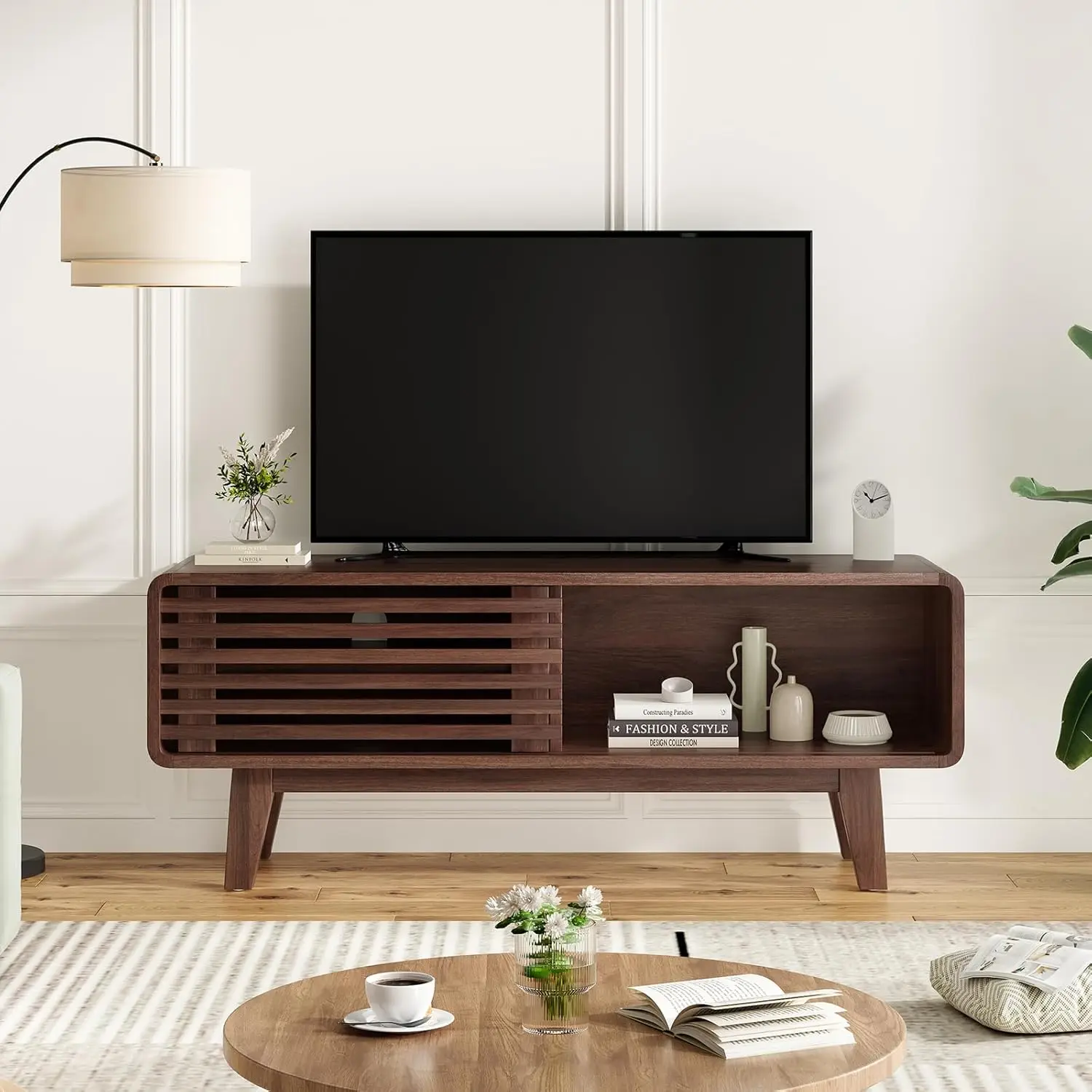 TV Stand For TVs Up To 59",Entertainment Center With Storage Cabinet,Mid-Modern Century Console Table For Living, Customized
TV Stand For TVs Up To 59",Entertainment Center With Storage Cabinet,Mid-Modern Century Console Table For Living, Customized