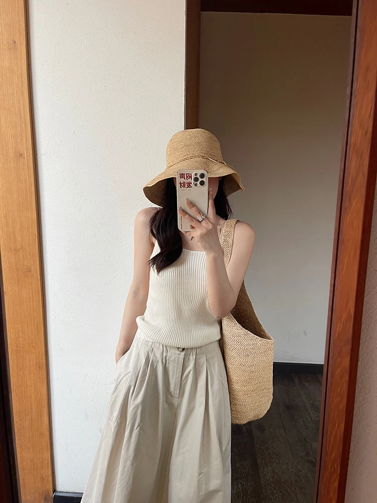 Весенне-летний вязаный жилет Csole, облегающий, с тонкими бретелями, для женщин, для повседневной носки, в стиле Peanut Sugar
Весенне-летний вязаный жилет Csole, облегающий, с тонкими бретелями, для женщин, для повседневной носки, в стиле Peanut Sugar