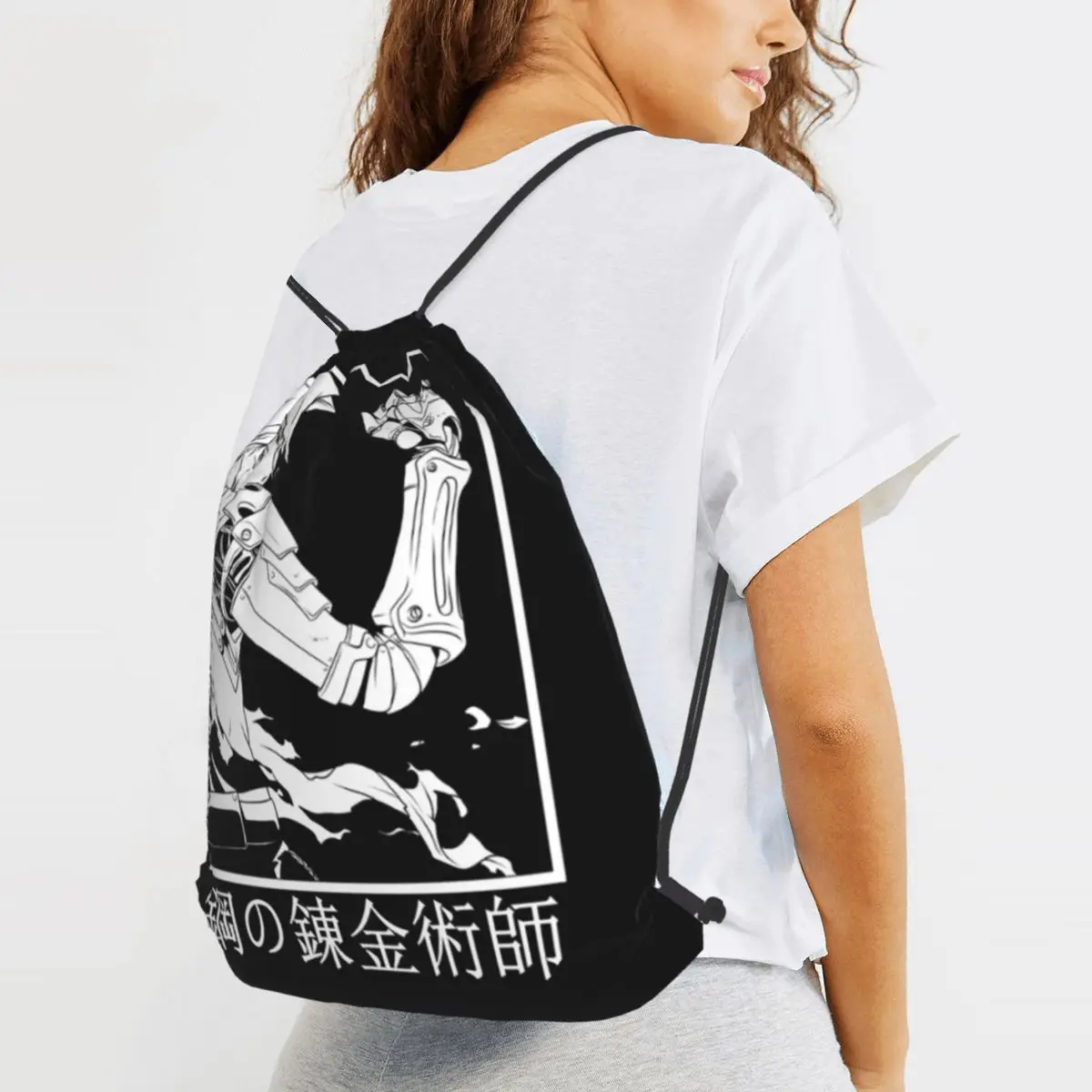 FULLMETAL ALCHEMIST 1 Backpacks Portable Drawstring Bags Sports Bag Book Bags for Travel Students
FULLMETAL ALCHEMIST 1 Backpacks Portable Drawstring Bags Sports Bag Book Bags for Travel Students