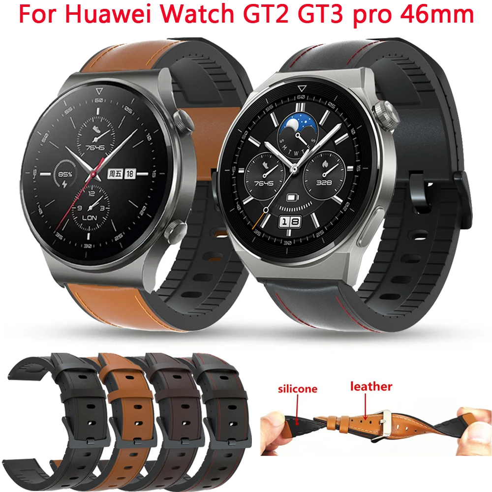 22mm Bracelet Leather Smart Band For Huawei Watch GT2 GT 2 pro Sport Wrist Strap for Huawei GT3 3 pro 46mm Soft Watchband Correa
22mm Bracelet Leather Smart Band For Huawei Watch GT2 GT 2 pro Sport Wrist Strap for Huawei GT3 3 pro 46mm Soft Watchband Correa