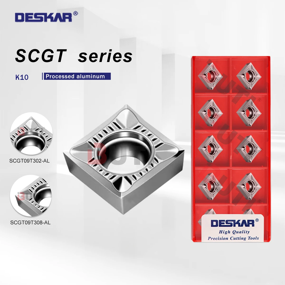DESKAR 100% Original CNC Lathe Tool Cutting Hard Alloy Blade Aluminum Turning Tool SCGT Blade Too SCGT09T304-AL SCGT09T08-AL K10
DESKAR 100% Original CNC Lathe Tool Cutting Hard Alloy Blade Aluminum Turning Tool SCGT Blade Too SCGT09T304-AL SCGT09T08-AL K10