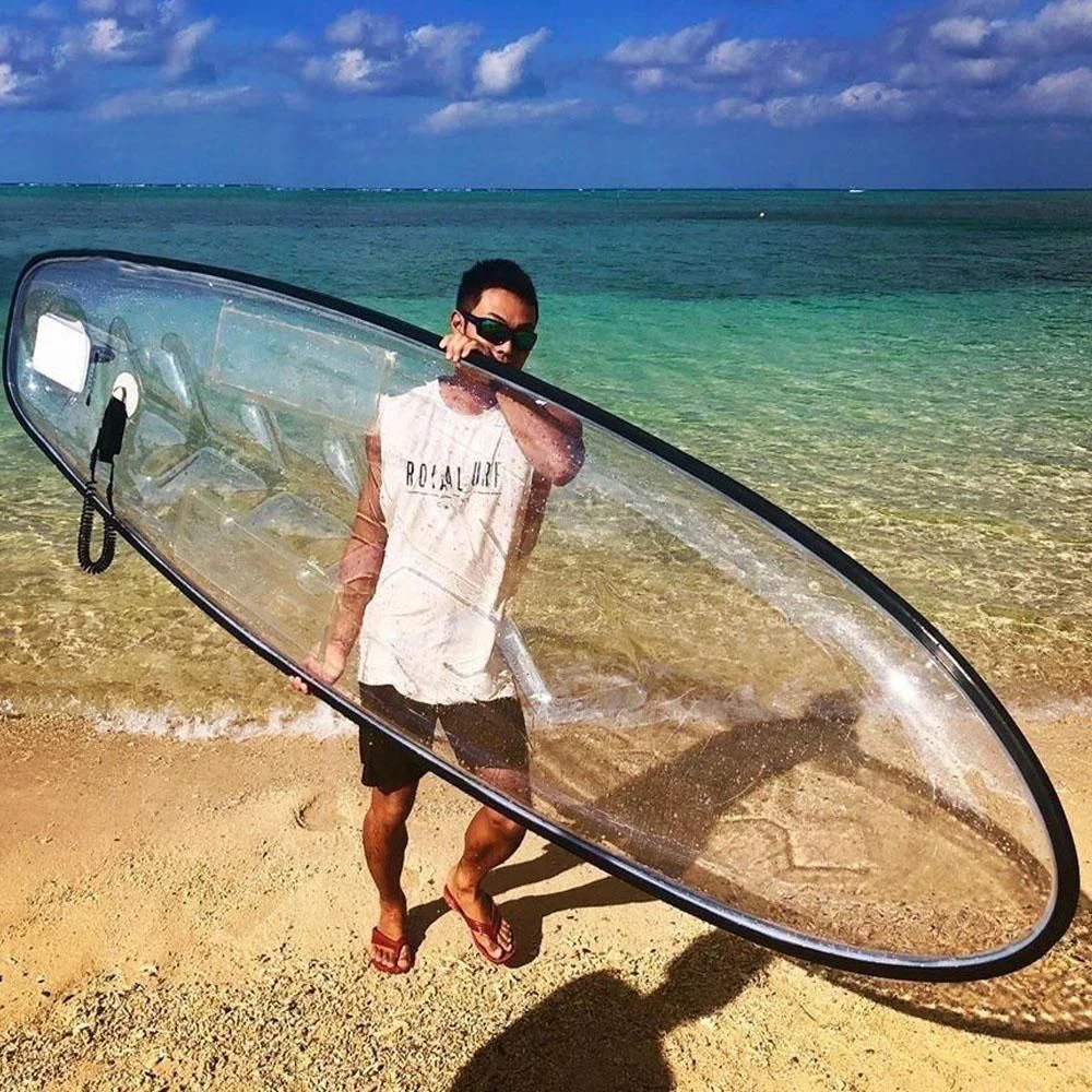 Hot Sale Transparent Paddle Board 3M See Through Clear Ocean Stand up Surfboard Water Sports
Hot Sale Transparent Paddle Board 3M See Through Clear Ocean Stand up Surfboard Water Sports