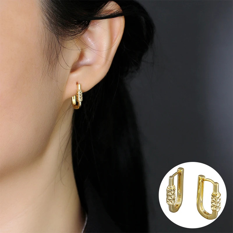 100% 925 Sterling Silver Geometric Earring for Women Girl Simple Fashion U-shaped Design Jewelry Party Gift Dropshipping
100% 925 Sterling Silver Geometric Earring for Women Girl Simple Fashion U-shaped Design Jewelry Party Gift Dropshipping