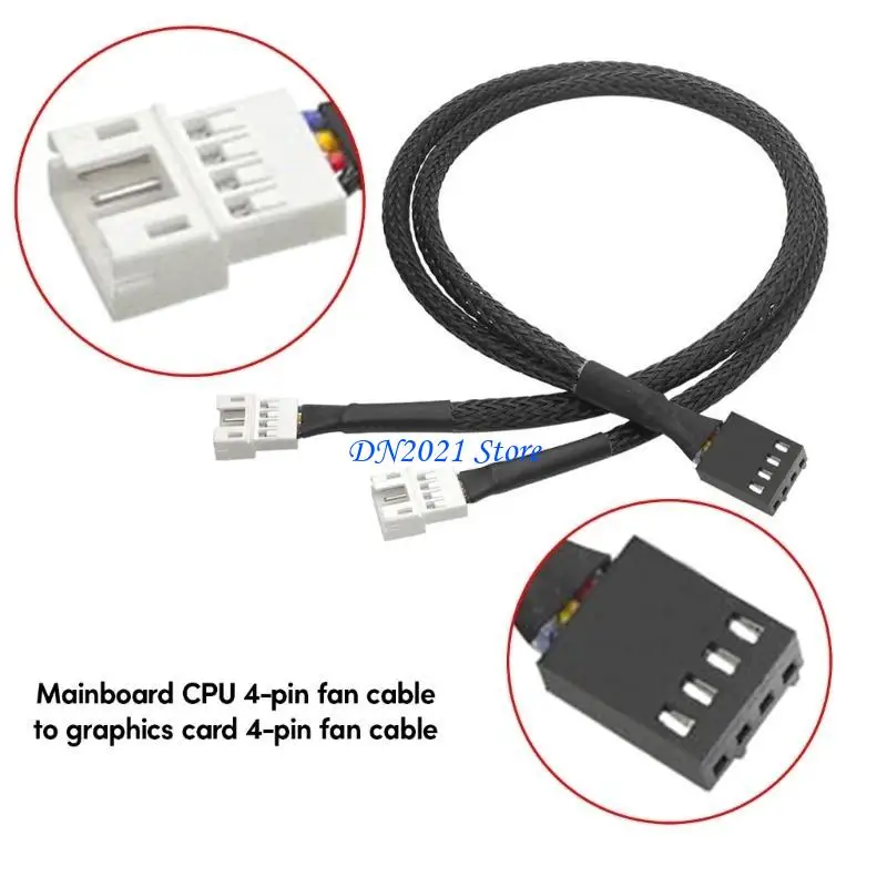 F3KE CPU 4Pin Fan to Graphics Card 4 Pin Fan Adapter Cable for Computer Motherboard
F3KE CPU 4Pin Fan to Graphics Card 4 Pin Fan Adapter Cable for Computer Motherboard