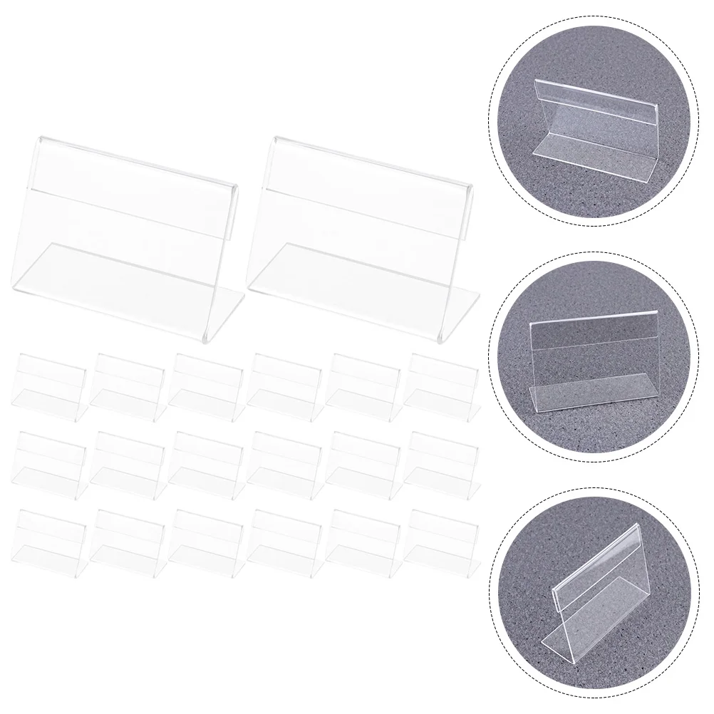 25 Pcs Acrylic Sign Holders Clear Display s for Table Top Menu Price Tags Name Cards Brochure Advertiser Holder
25 Pcs Acrylic Sign Holders Clear Display s for Table Top Menu Price Tags Name Cards Brochure Advertiser Holder