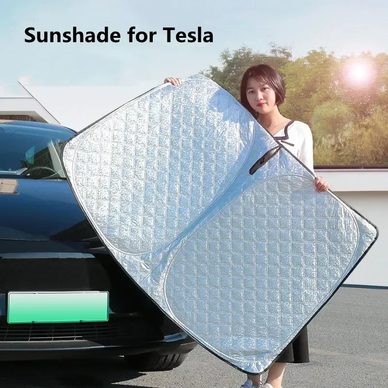 Car Windshield Sunshade For Tesla Model 3 Model Y Thicken Foldable Car Front Window Sun Shade Block Cover
Car Windshield Sunshade For Tesla Model 3 Model Y Thicken Foldable Car Front Window Sun Shade Block Cover