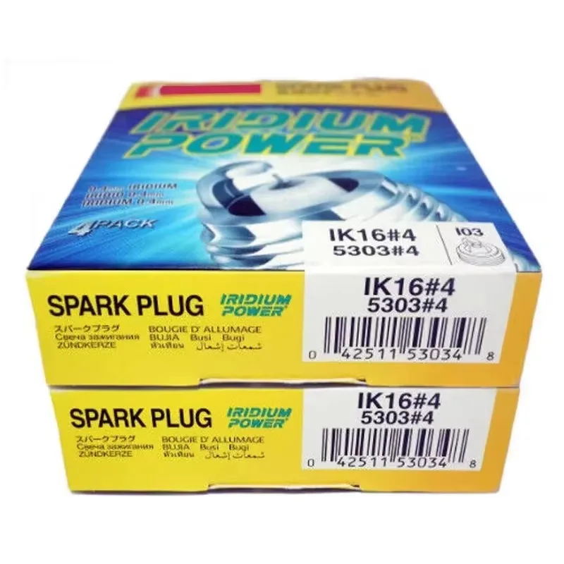 4/6pcs IK16 5303 Iridium Power Spark Plug Ignition Candle For Mercedes-Benz Toyota Honda Nissan Hyundai Kia IK16-5303
4/6pcs IK16 5303 Iridium Power Spark Plug Ignition Candle For Mercedes-Benz Toyota Honda Nissan Hyundai Kia IK16-5303