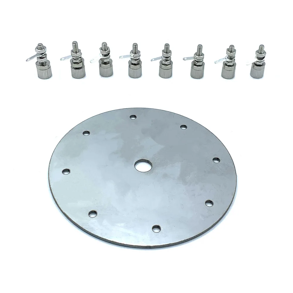 For GP Antenna Stainless Steel Grounding Plate 11cm with 8 Terminals Designed for JPC12 and PAC12 Compatibility
For GP Antenna Stainless Steel Grounding Plate 11cm with 8 Terminals Designed for JPC12 and PAC12 Compatibility