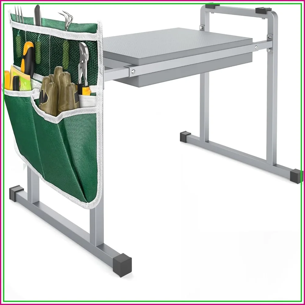 Stable Garden Kneeler Seat, 10.2" Wider Anti-Tipping Design with Handle, Heavy Duty Gardening Stool for Seniors, Weeding Bench
Stable Garden Kneeler Seat, 10.2" Wider Anti-Tipping Design with Handle, Heavy Duty Gardening Stool for Seniors, Weeding Bench