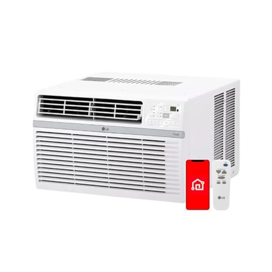Window air conditioner for home use, white ABS plastic, white color, Wi-Fi enabled with remote control and 4-way air deflection
Window air conditioner for home use, white ABS plastic, white color, Wi-Fi enabled with remote control and 4-way air deflection