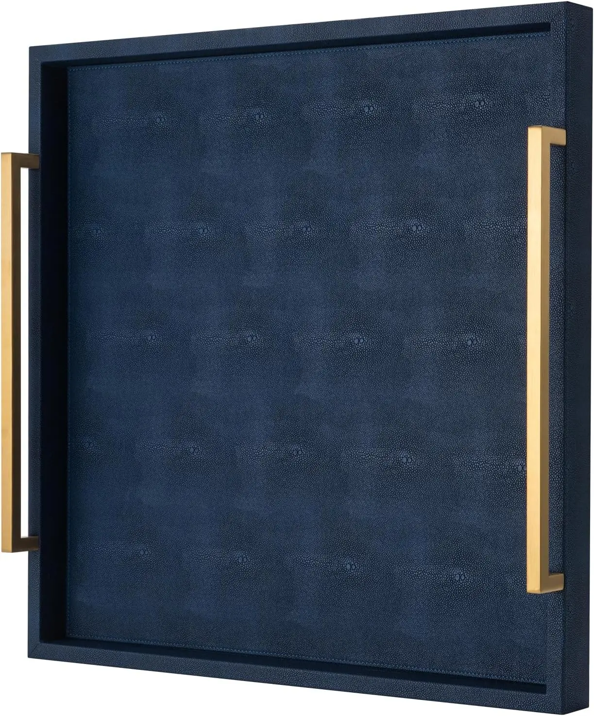 Navy Blue Decorative Tray for Ottoman,Stylish Rectangle Coffee Table Tray with Handles,Versatile Serving Tray
Navy Blue Decorative Tray for Ottoman,Stylish Rectangle Coffee Table Tray with Handles,Versatile Serving Tray
