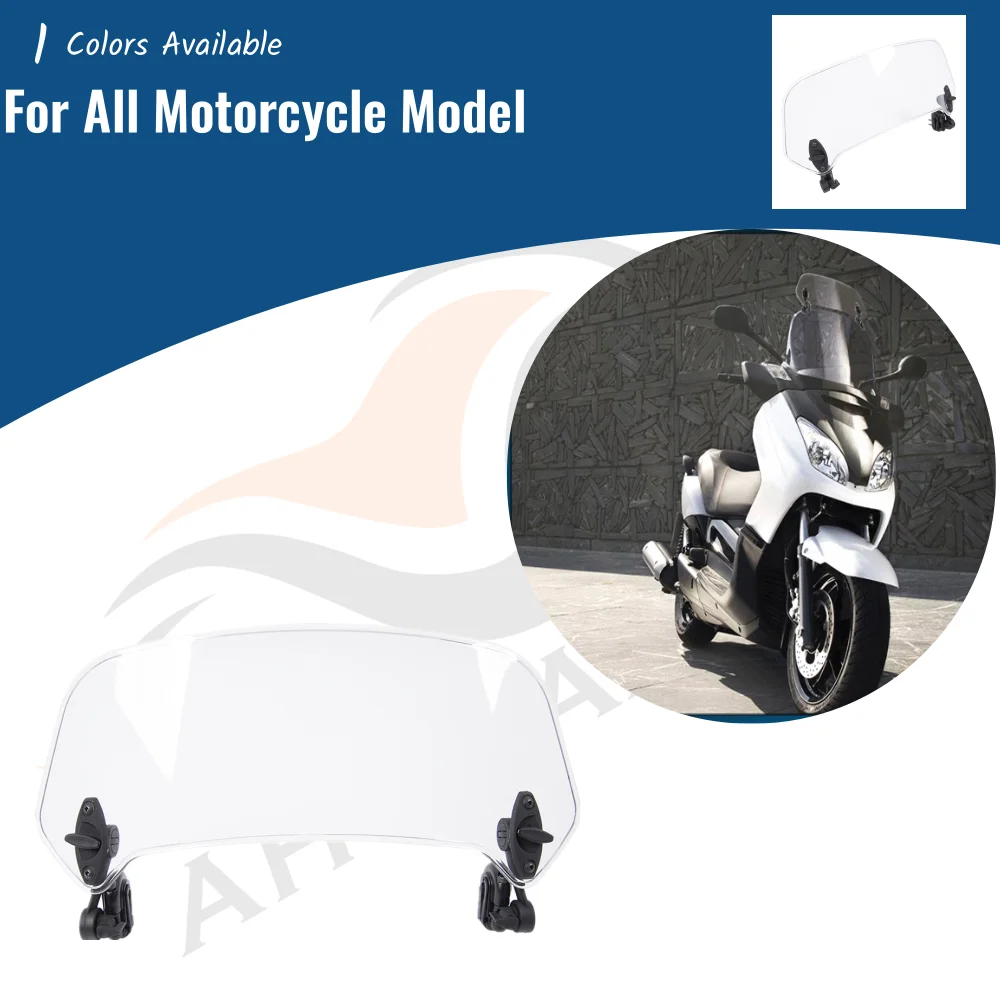 Motorcycle Adjustable Windscreen Wind Deflector Universal Windshield for Kawasaki Honda BMW Triumph Windscreen Wind Deflector
Motorcycle Adjustable Windscreen Wind Deflector Universal Windshield for Kawasaki Honda BMW Triumph Windscreen Wind Deflector