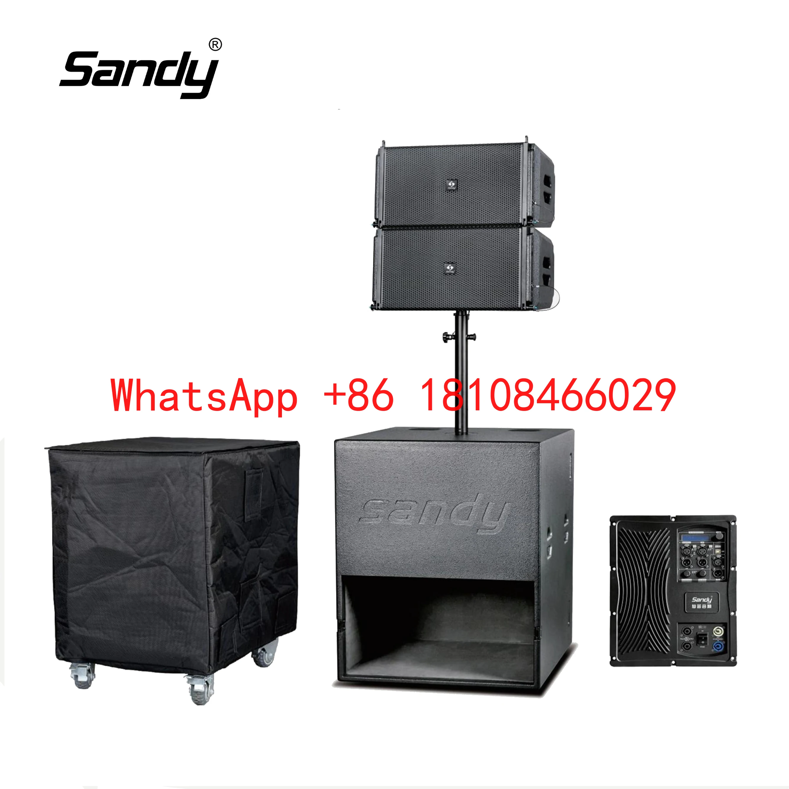 Sandy Audio MX 2.1 Active 10inch Line Array Powered Speaker Subwoofer 18 Inch Portable Speaker Audio Sound Equipment
Sandy Audio MX 2.1 Active 10inch Line Array Powered Speaker Subwoofer 18 Inch Portable Speaker Audio Sound Equipment