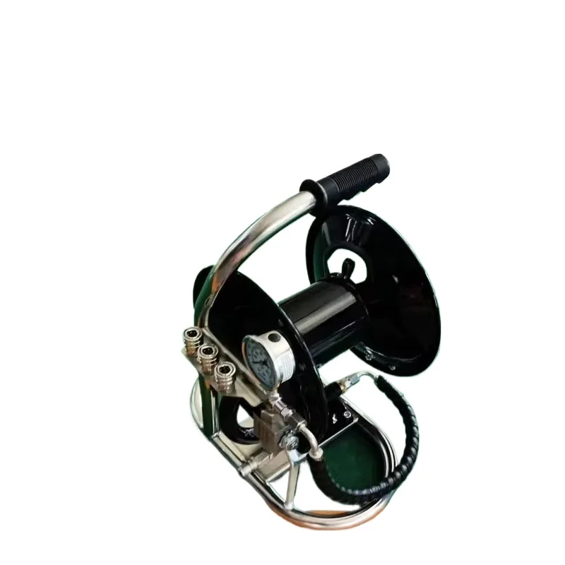 Portable Small Metal Cart Retractable PVC Spray Machine Water Pipe Reel with Cart Used for High-pressure Cleaning
Portable Small Metal Cart Retractable PVC Spray Machine Water Pipe Reel with Cart Used for High-pressure Cleaning
