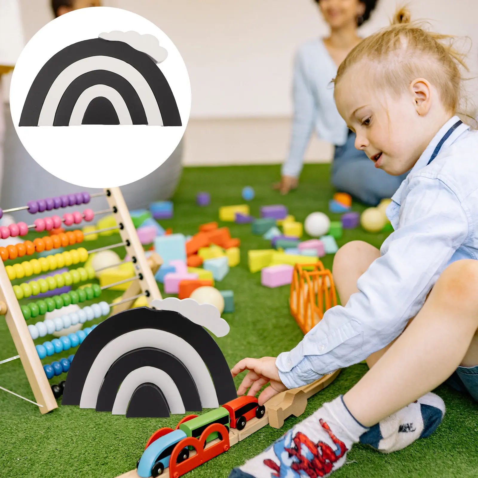 1Set Wooden Rainbow Stacking Blocks Creative Educational Kids Gift Promote Imagination Brain Development Parent-Child Fun Play
1Set Wooden Rainbow Stacking Blocks Creative Educational Kids Gift Promote Imagination Brain Development Parent-Child Fun Play