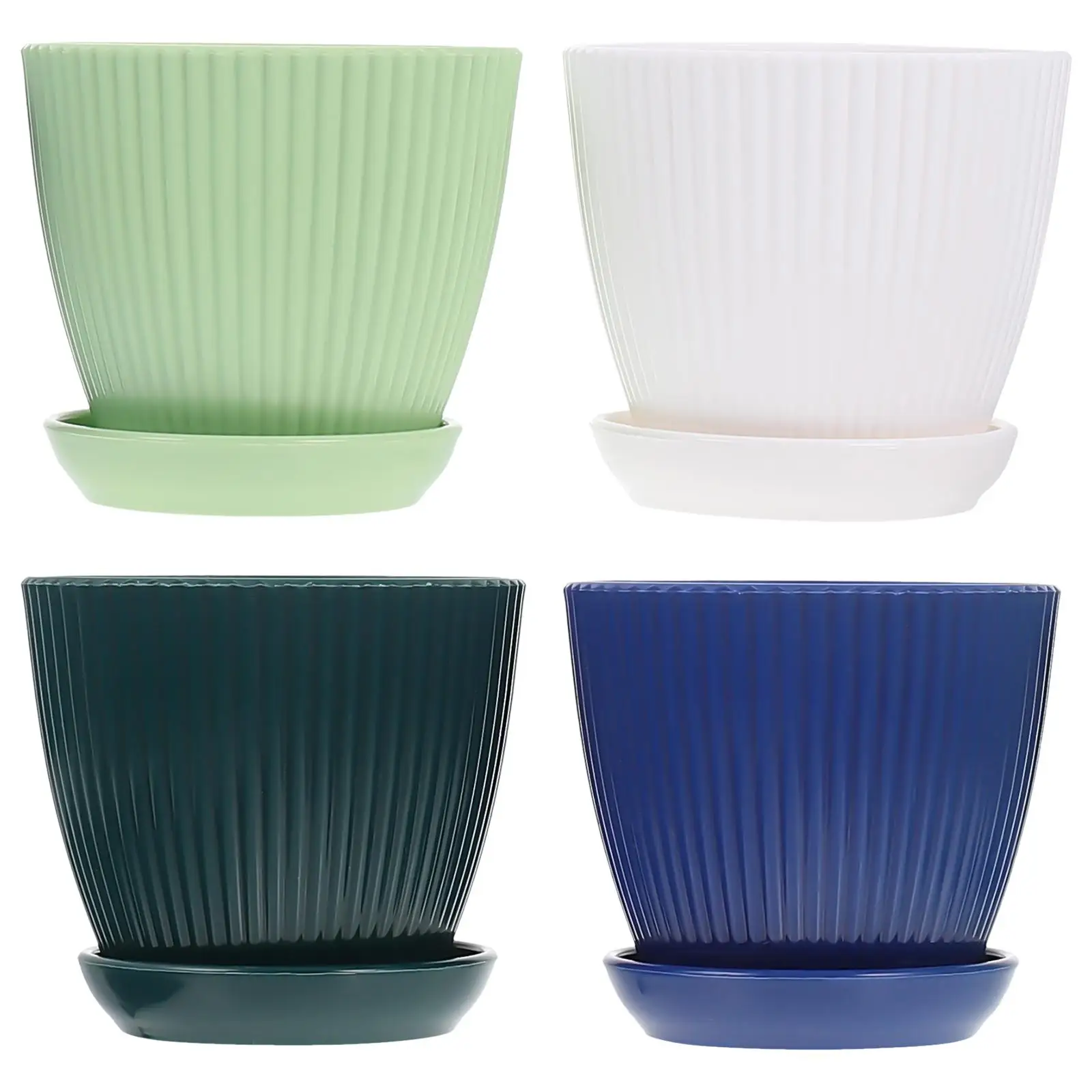 4 Pcs Plants Flowerpot Indoor Pots Decorative Flowerpots Succulents Plastic Office
4 Pcs Plants Flowerpot Indoor Pots Decorative Flowerpots Succulents Plastic Office