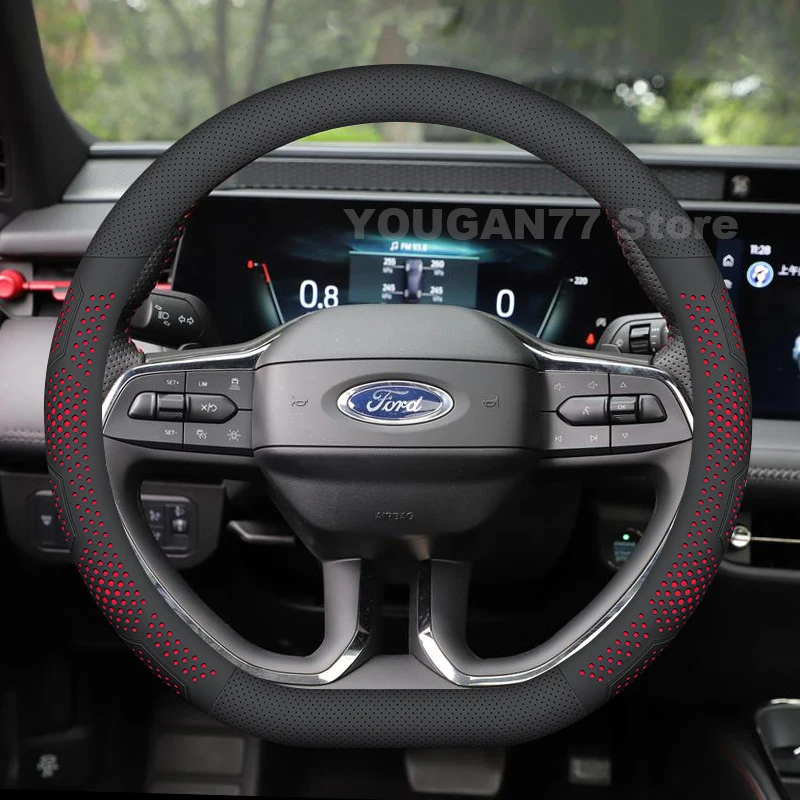 Leather Car Steering Wheel Cover For Ford EVOS 2022-2024 ultra-thin Covers For Covers Auto interior Ford EVOS 2024 Accessories
Leather Car Steering Wheel Cover For Ford EVOS 2022-2024 ultra-thin Covers For Covers Auto interior Ford EVOS 2024 Accessories