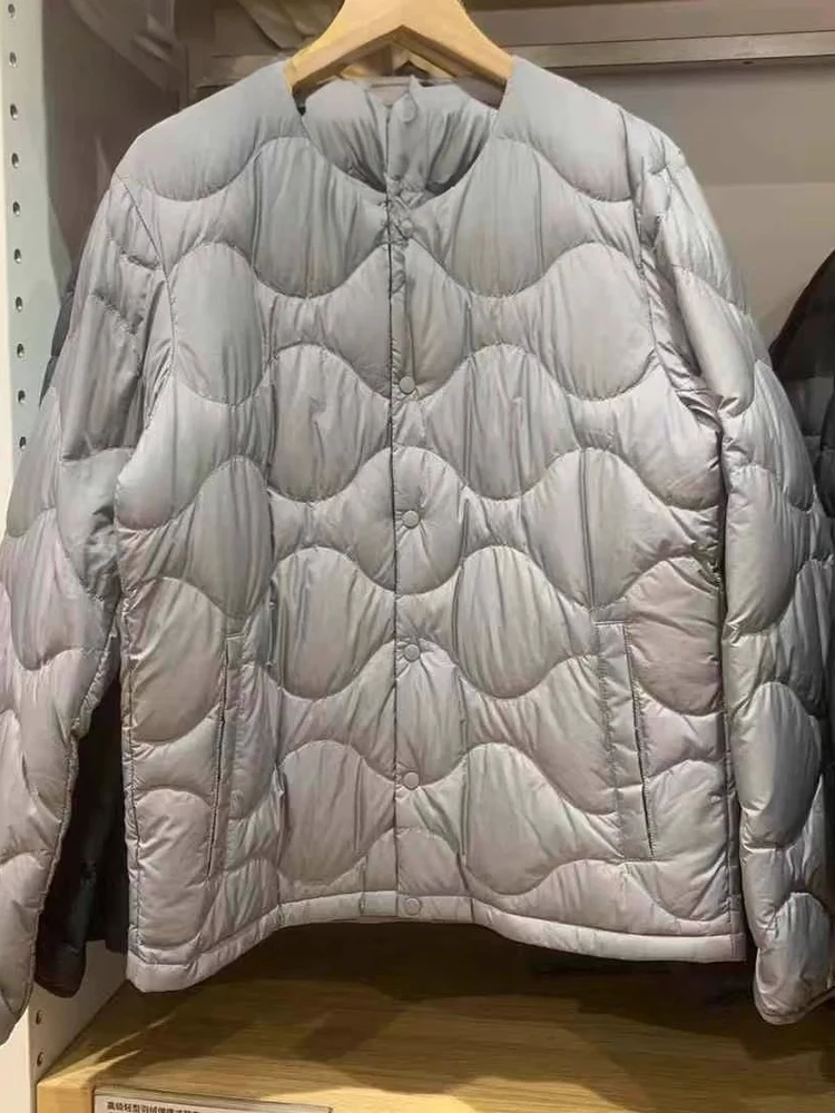 Lightweight Portable Men's Dring Room Jaet Arc Pr Line down Coat Windproof Long Sve round Ne Regular Fit Pure Color
Lightweight Portable Men's Dring Room Jaet Arc Pr Line down Coat Windproof Long Sve round Ne Regular Fit Pure Color