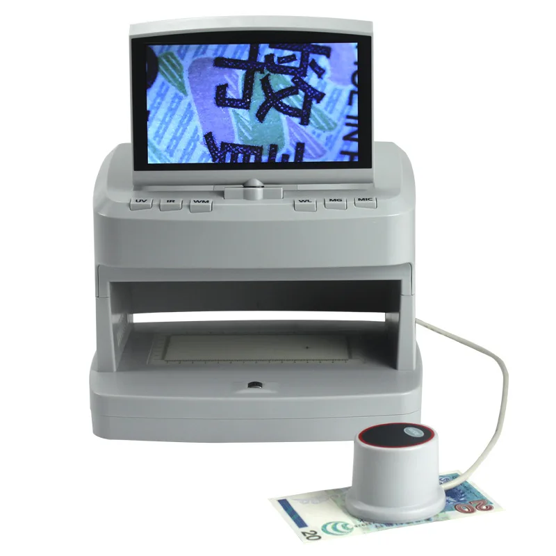 USD EUR GBP IR Money Detector UV Light Money Checker Infrared Ink Counterfeit Bill Notes Detector with Magnifying Lens
USD EUR GBP IR Money Detector UV Light Money Checker Infrared Ink Counterfeit Bill Notes Detector with Magnifying Lens