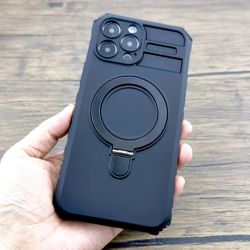 Shockproof Armor For Magsafe Wireless Charging Case For iPhone 16 15 14 13 12 11 Pro Max Shock Proof Stand Ring Holder Covers
Shockproof Armor For Magsafe Wireless Charging Case For iPhone 16 15 14 13 12 11 Pro Max Shock Proof Stand Ring Holder Covers