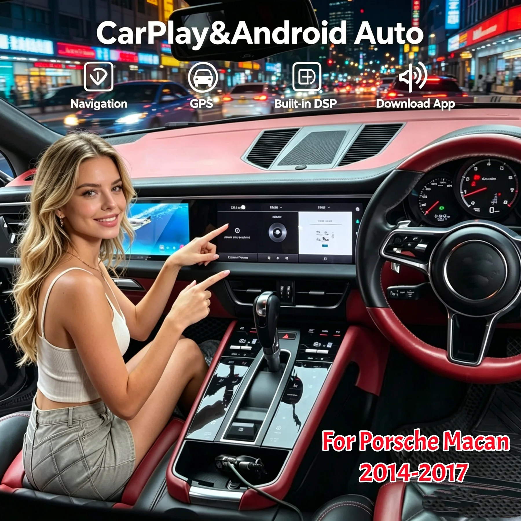 RHD LHD Upgrade Dual Screen CarPlay For Porsche Macan 2014-2017 Car Radio GPS Navigation Auto Multimedia Player Screen Head Unit
RHD LHD Upgrade Dual Screen CarPlay For Porsche Macan 2014-2017 Car Radio GPS Navigation Auto Multimedia Player Screen Head Unit