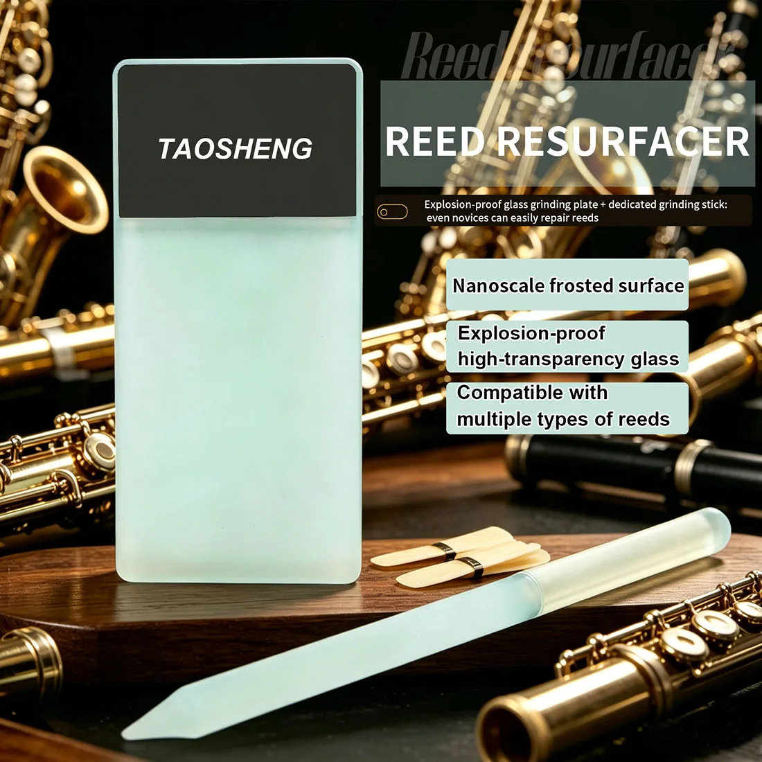 Instrument Reed Grinding Tool Alto Tenor Soprano Saxophone Bb Clarinet Reed Trimme Professional Wind Instrument Maintain Tools
Instrument Reed Grinding Tool Alto Tenor Soprano Saxophone Bb Clarinet Reed Trimme Professional Wind Instrument Maintain Tools