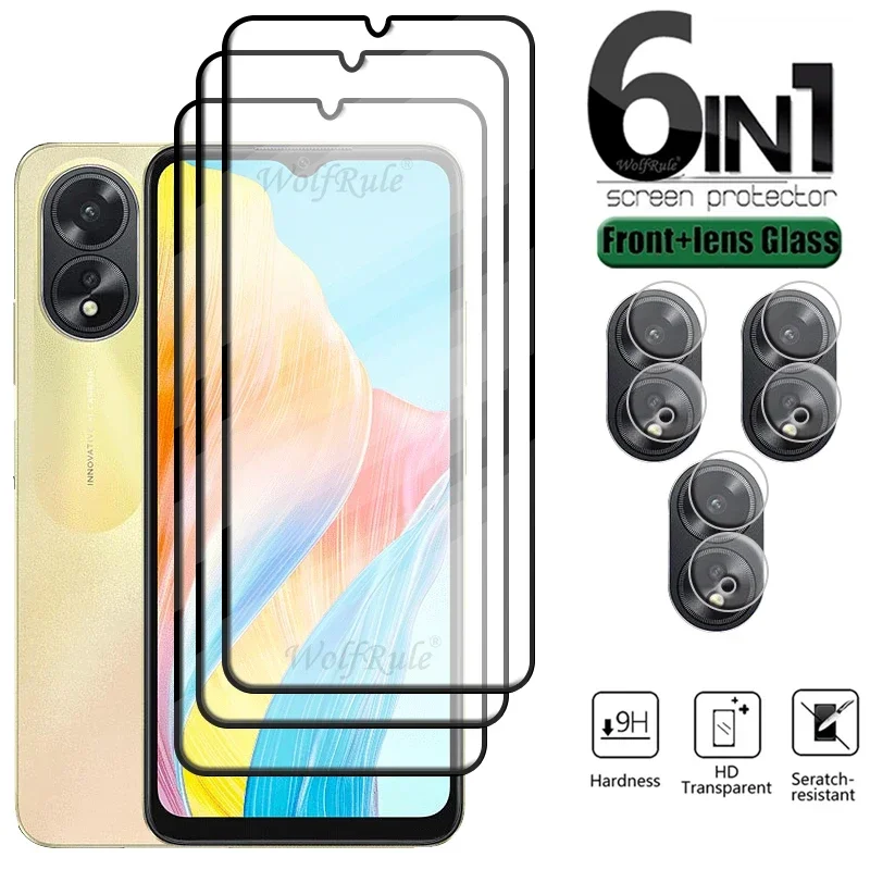 6-in-1 For OPPO A38 Glass For OPPO A38 Tempered Glass 9H HD Full Cover Glue Protective Screen Protector OPPO A38 A 38 Lens Glass
6-in-1 For OPPO A38 Glass For OPPO A38 Tempered Glass 9H HD Full Cover Glue Protective Screen Protector OPPO A38 A 38 Lens Glass