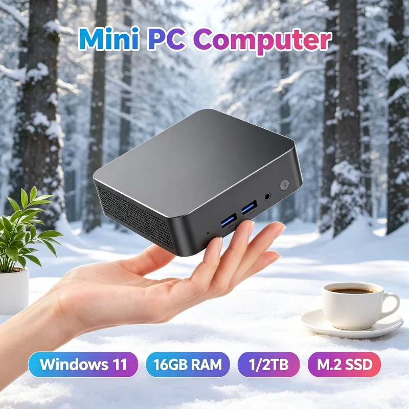 MINI PC Windows 11 Pro Core i3 6006U 32GB RAM 1TB 2TB SSD WIFI 6 BT5.2 4K HD Mini Gaming Office Study Pc With 3 Years Warranty
MINI PC Windows 11 Pro Core i3 6006U 32GB RAM 1TB 2TB SSD WIFI 6 BT5.2 4K HD Mini Gaming Office Study Pc With 3 Years Warranty