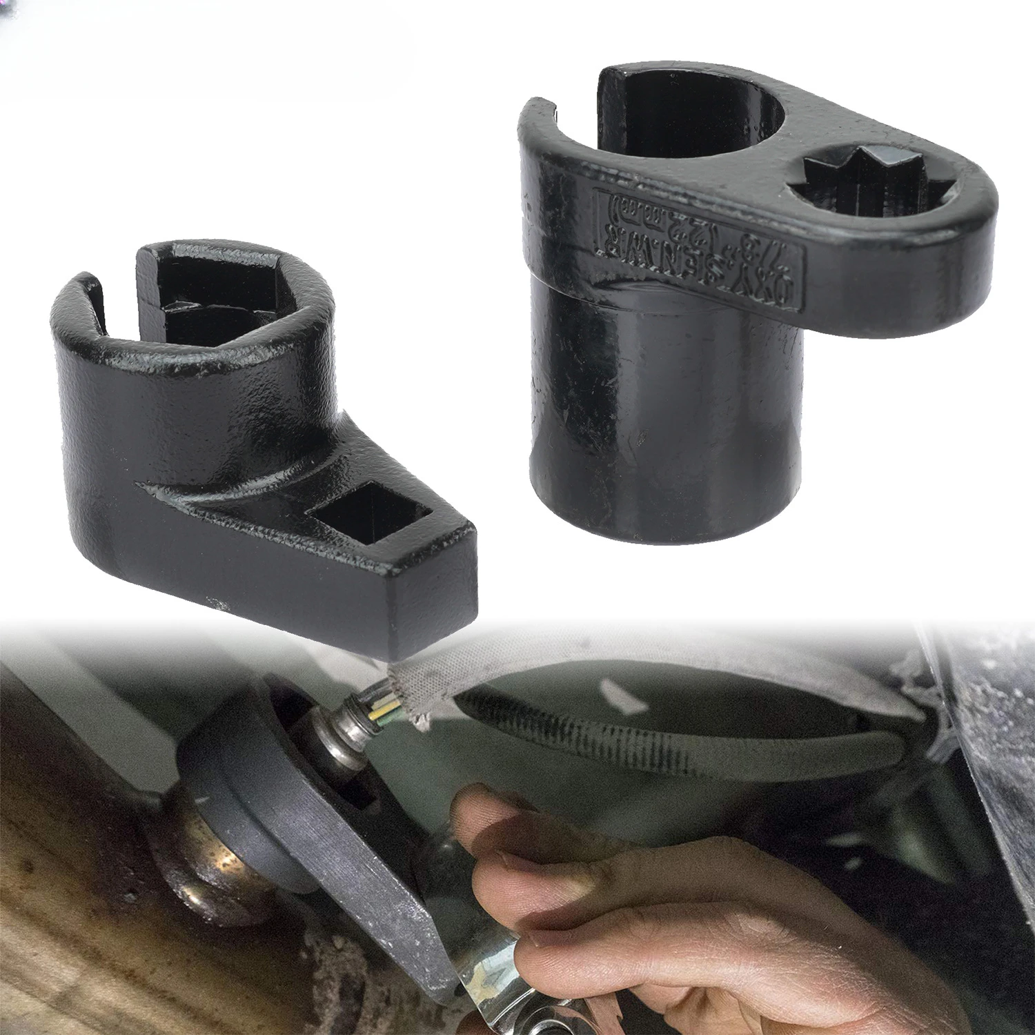 3/8" 22MM Offset Oxygen Sensor Socket Wrench Oxygen Sensing Wrench Oxygen Sensor Auto Repair Removal Tool Oxygen Sensor Socket
3/8" 22MM Offset Oxygen Sensor Socket Wrench Oxygen Sensing Wrench Oxygen Sensor Auto Repair Removal Tool Oxygen Sensor Socket