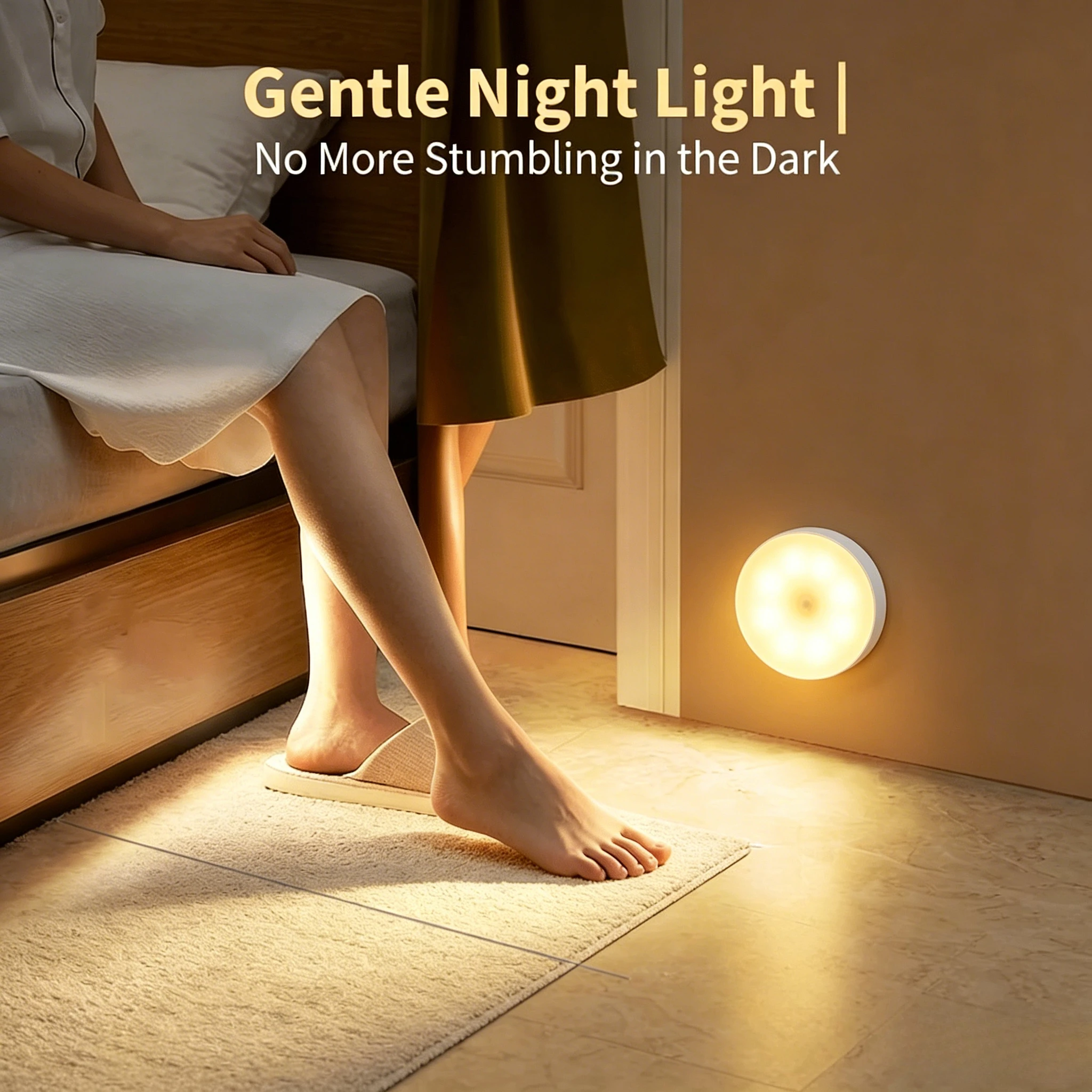 PIR Motion Sensor LED Night Light USB Rechargeable Night Lamp For Kitchen Cabinet Wardrobe Lamp Staircase Wireless Closet Light
PIR Motion Sensor LED Night Light USB Rechargeable Night Lamp For Kitchen Cabinet Wardrobe Lamp Staircase Wireless Closet Light