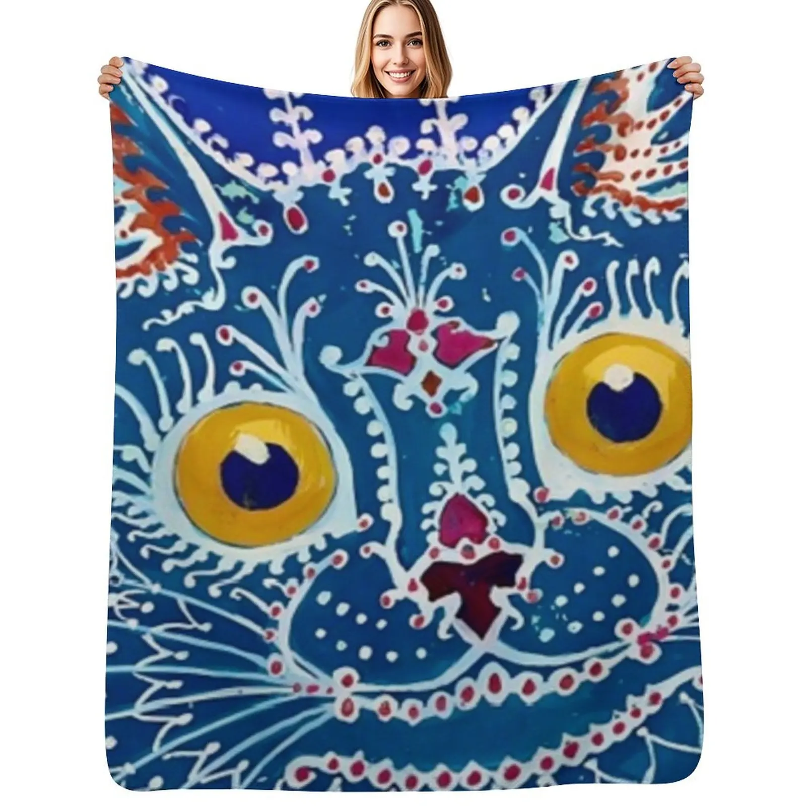 Psychedelic Cat by Louis Wain Throw Blanket Cozy Throw Blanket for Bed Sofa Chair
Psychedelic Cat by Louis Wain Throw Blanket Cozy Throw Blanket for Bed Sofa Chair