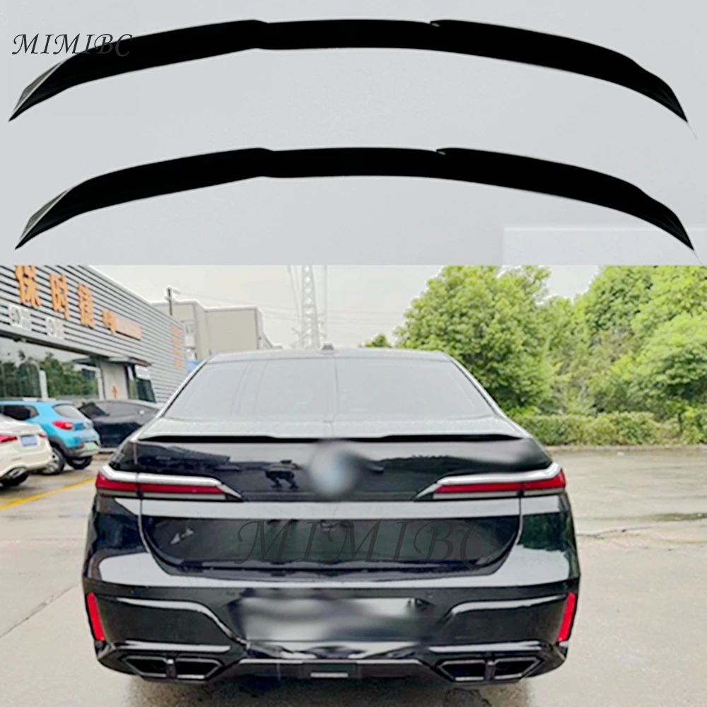 FOR BMW 7 Series G70 2023 2024 High quality ABS black spoiler wing lip trunk lid Auto parts
FOR BMW 7 Series G70 2023 2024 High quality ABS black spoiler wing lip trunk lid Auto parts