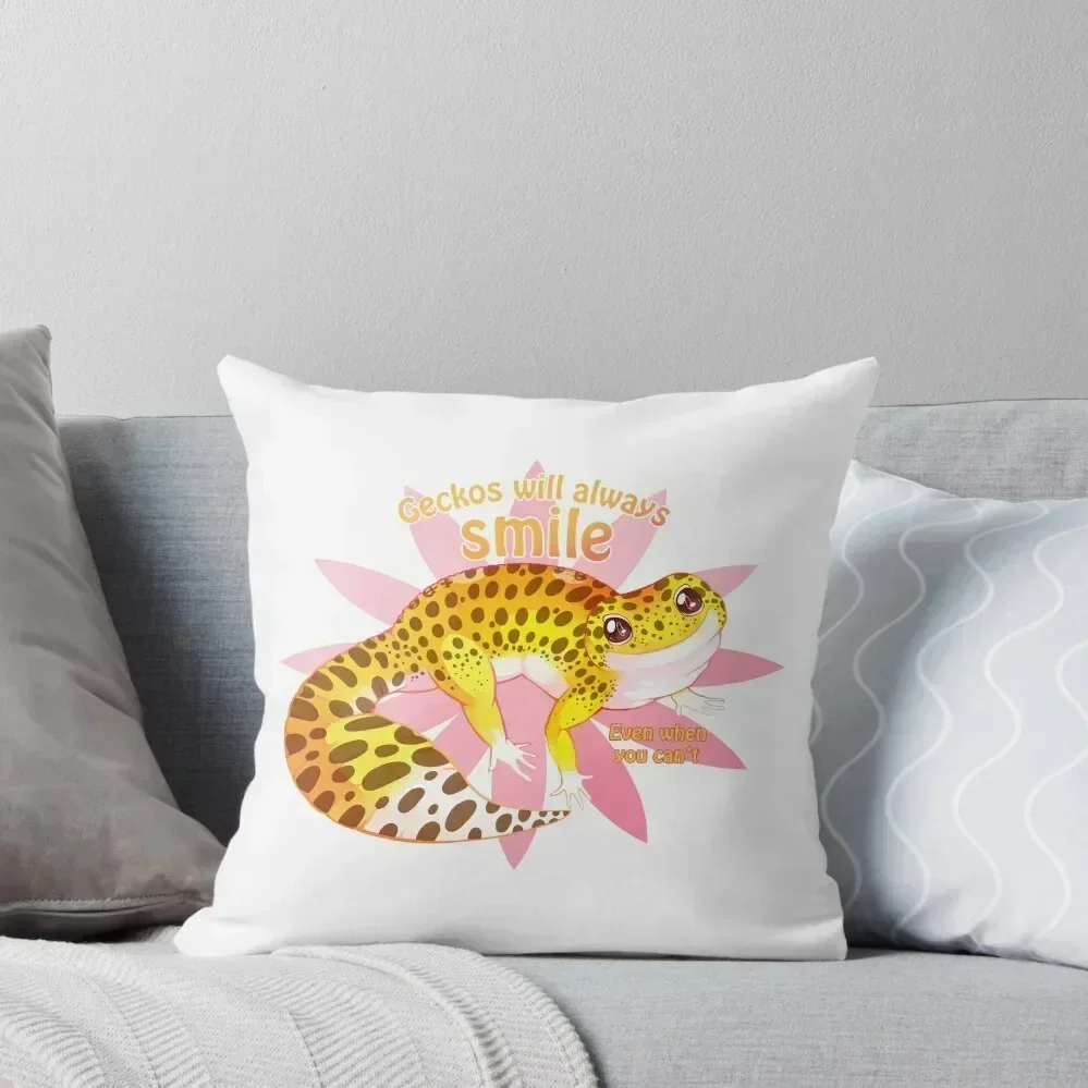 Geckos will always smile Throw Pillow Pillowcases For Pillows Decorative pillowcase autumn decoration Christmas Pillow pillow
Geckos will always smile Throw Pillow Pillowcases For Pillows Decorative pillowcase autumn decoration Christmas Pillow pillow