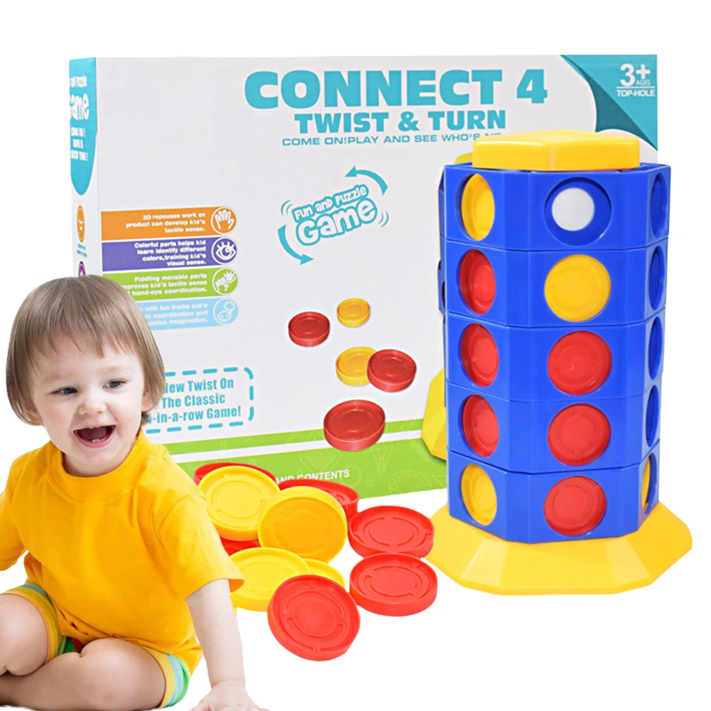 4 в рядных столов Game Connect 4 Twist & Turn Same Color In A Row 3D Стратегическая игра 3D Семейные настольные игры Игрушки для детей 3+ лет
4 в рядных столов Game Connect 4 Twist & Turn Same Color In A Row 3D Стратегическая игра 3D Семейные настольные игры Игрушки для детей 3+ лет