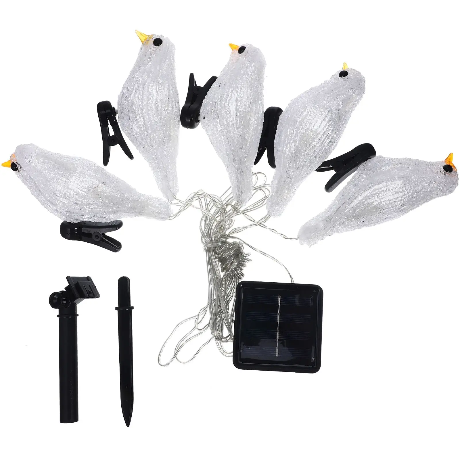 Solar Robin LED Light String for Outdoor Garden Decoration with Plastic Case Operated Warm Atmosphere DIY Party Festival
Solar Robin LED Light String for Outdoor Garden Decoration with Plastic Case Operated Warm Atmosphere DIY Party Festival