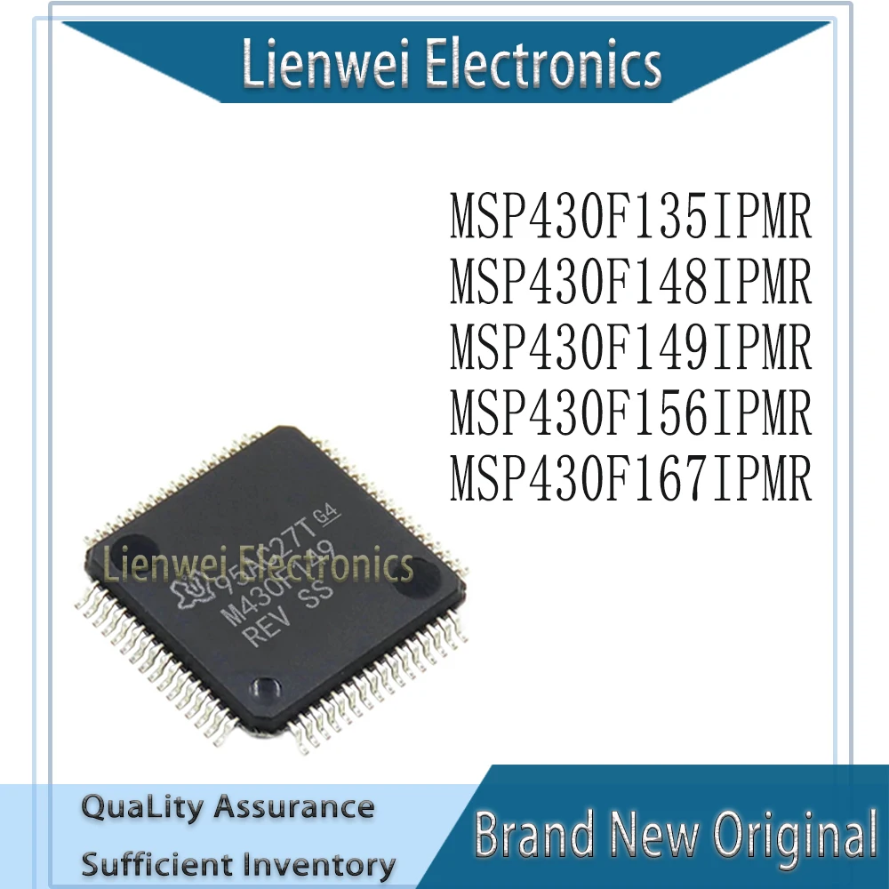 MSP430F135IPMR MSP430F148IPMR MSP430F149IPMR MSP430F156IPMR MSP430F167IPMR IC Chipset LQFP-64
MSP430F135IPMR MSP430F148IPMR MSP430F149IPMR MSP430F156IPMR MSP430F167IPMR IC Chipset LQFP-64