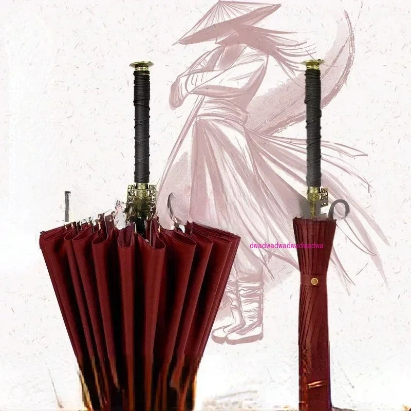 Men Long Handle Uv Umbrella Japanese Waterproof Durable Katana Reinforced Rain Umbrella Golf Large Lightweight Paraguas Umbrella
Men Long Handle Uv Umbrella Japanese Waterproof Durable Katana Reinforced Rain Umbrella Golf Large Lightweight Paraguas Umbrella