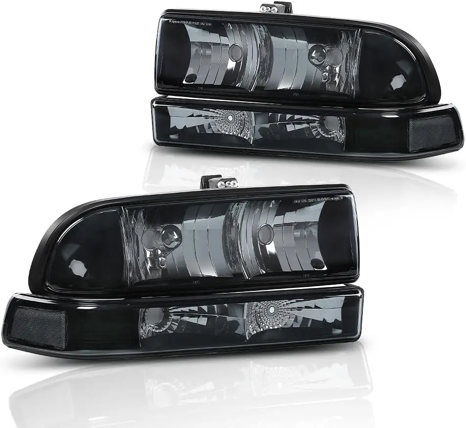Headlights Assembly Headlamp Compatible with Chevy Blazer 1998-2005/Chevy S10 Pickup 1998-2004 W/Bumper Turn Signal Lights 15098
Headlights Assembly Headlamp Compatible with Chevy Blazer 1998-2005/Chevy S10 Pickup 1998-2004 W/Bumper Turn Signal Lights 15098