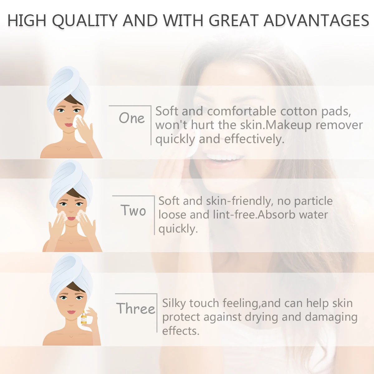 100pcs Square Non Woven Makeup Remover Soft Facial Cleansing Pads For Face Eye Makeup Lotion Application Reusable Cotton Pads
100pcs Square Non Woven Makeup Remover Soft Facial Cleansing Pads For Face Eye Makeup Lotion Application Reusable Cotton Pads