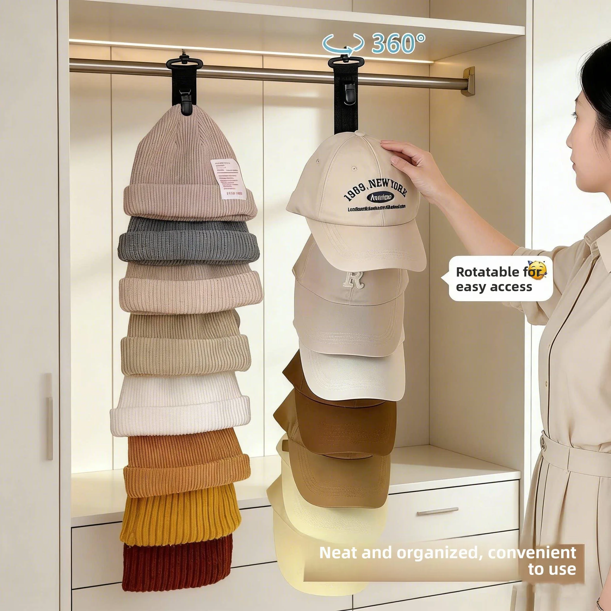 Hat Storage Hook No Drilling Space Saving Dormitory Door Back Wardrobe Cap Rack Student Hat Organizer Wall Mounted Hooks
Hat Storage Hook No Drilling Space Saving Dormitory Door Back Wardrobe Cap Rack Student Hat Organizer Wall Mounted Hooks
