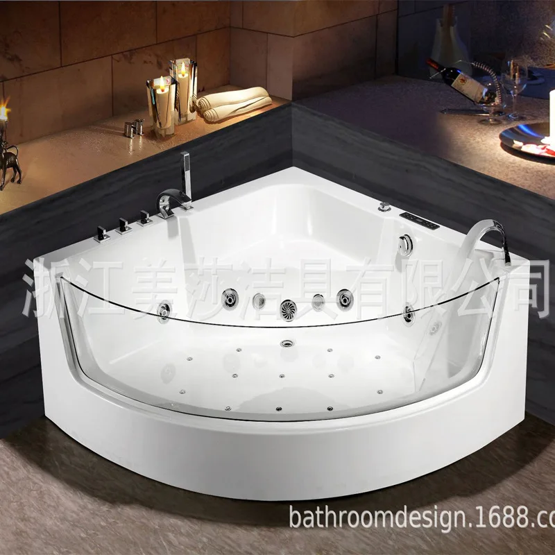 New engineering fan-shaped luxury waterfall acrylic massage surfing bubble bathtub hotel spot insulation
New engineering fan-shaped luxury waterfall acrylic massage surfing bubble bathtub hotel spot insulation