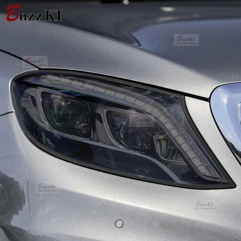 2014-настоящее для Mercedes Benz S Class W222 C217, защитная пленка для фар автомобиля, дымчато-черный оттенок, прозрачная наклейка из ТПУ
2014-настоящее для Mercedes Benz S Class W222 C217, защитная пленка для фар автомобиля, дымчато-черный оттенок, прозрачная наклейка из ТПУ