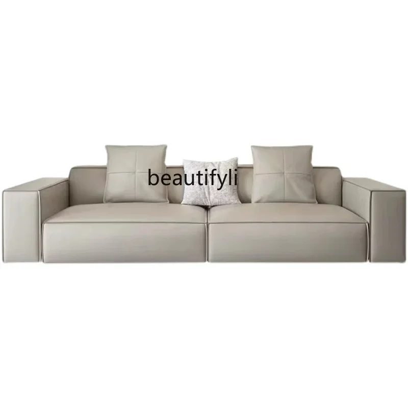 Italian Minimalist Faux Leather Disposable Sofa Modern Minimalist Living Room Three-Seat Straight Row Sofa
Italian Minimalist Faux Leather Disposable Sofa Modern Minimalist Living Room Three-Seat Straight Row Sofa