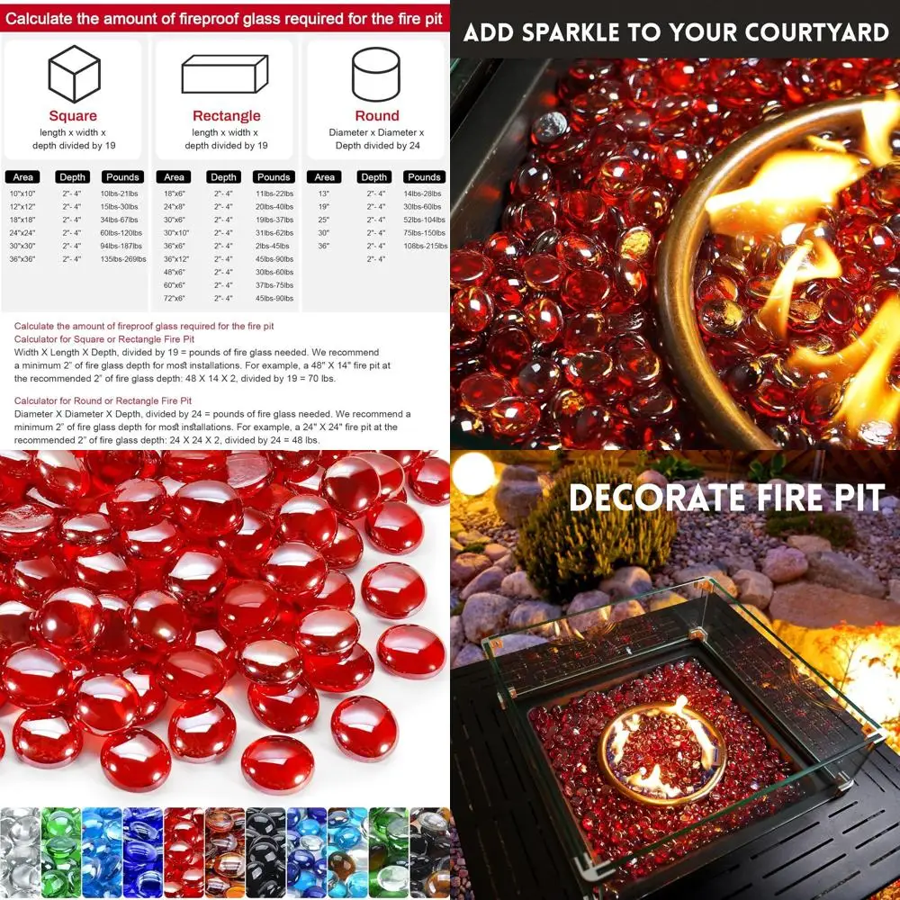 Красные стеклянные бусины для костровых чаш с эффектом сияния, 3/4 дюйма, 20 фунтов, замена газовых брикетов и лавовых камней
Красные стеклянные бусины для костровых чаш с эффектом сияния, 3/4 дюйма, 20 фунтов, замена газовых брикетов и лавовых камней