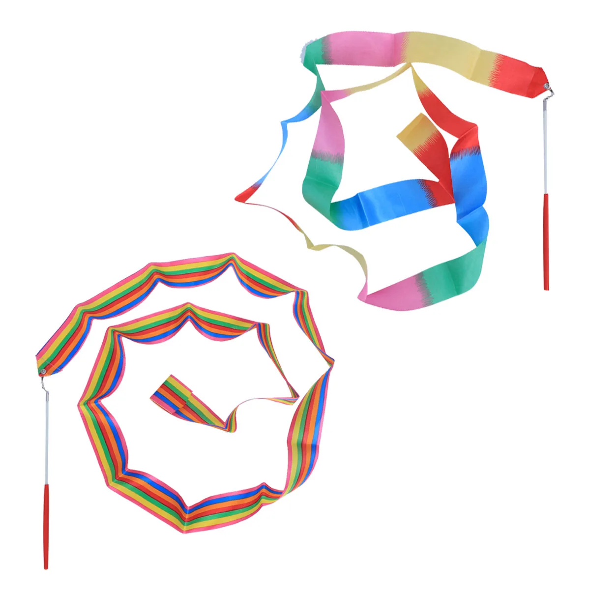 2 pcs Gymnastics Ribbons Durable Cloth Fiberglass Handle Ideal Twirling Training Equipment Chinese Dance Artistic Gym
2 pcs Gymnastics Ribbons Durable Cloth Fiberglass Handle Ideal Twirling Training Equipment Chinese Dance Artistic Gym