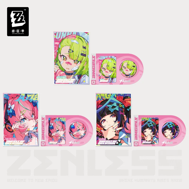 Sunsyea Zenless Zone Zero Official Merch miHoYo Original Authentic WXQM Series Colored Paper Badge Sunna Aria Nangong Yu
Sunsyea Zenless Zone Zero Official Merch miHoYo Original Authentic WXQM Series Colored Paper Badge Sunna Aria Nangong Yu