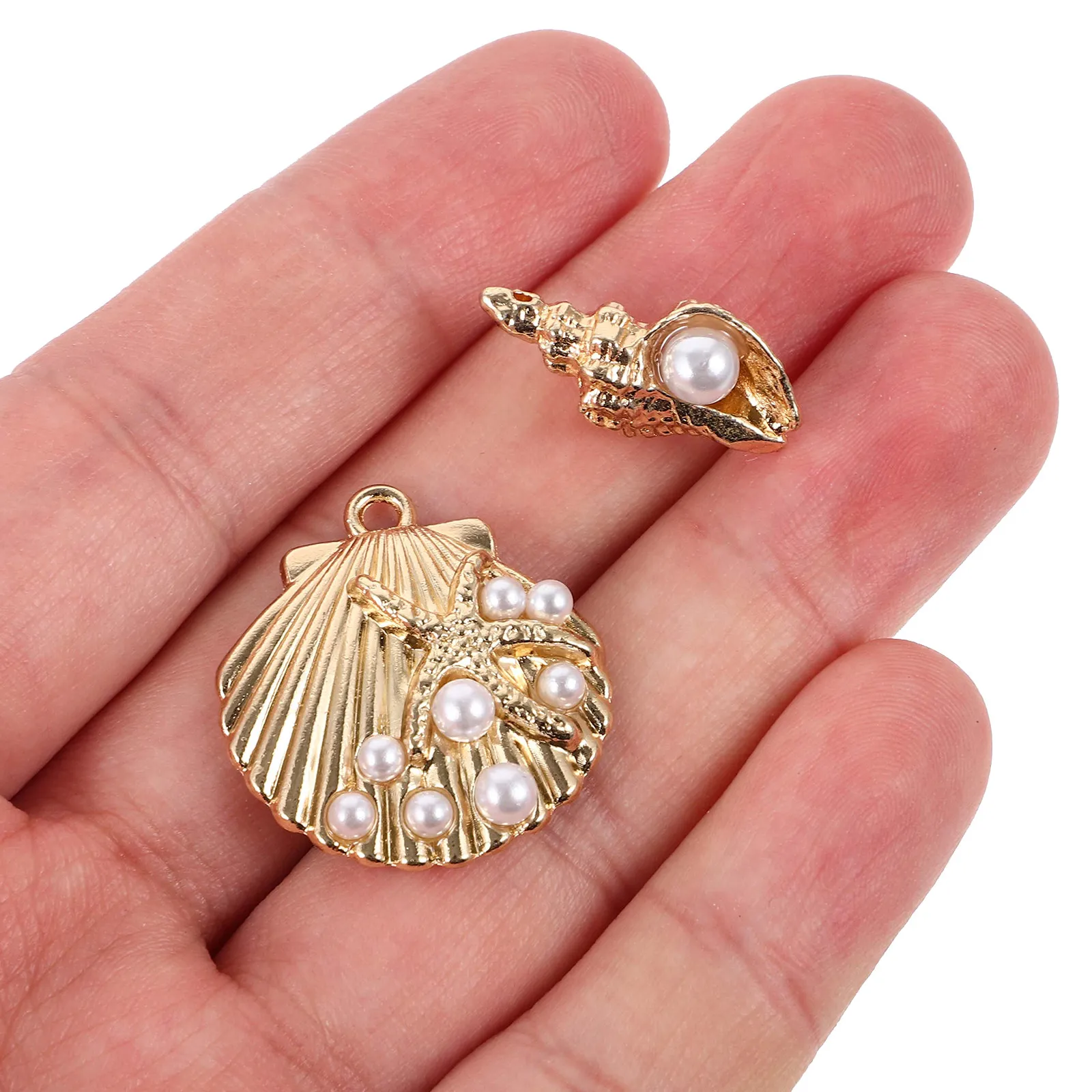 1Set Mini Conch Seashell Charms Alloy Jewelry Making Pendants for DIY Earrings Necklaces Bracelets Birthday Christmas Craft
1Set Mini Conch Seashell Charms Alloy Jewelry Making Pendants for DIY Earrings Necklaces Bracelets Birthday Christmas Craft